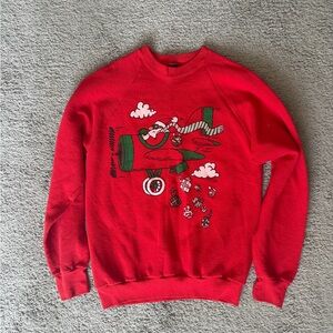 1992 Screen Stars Kevin at the Dog Christmas Crewneck Sweater